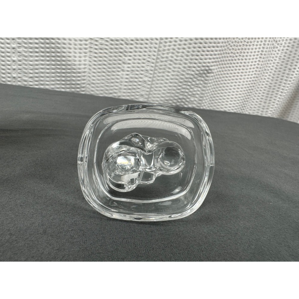 Avon Lead Crystal Glass -  Kitty Figure String 1994 Collectible Kitten NIB - Picture 6 of 8